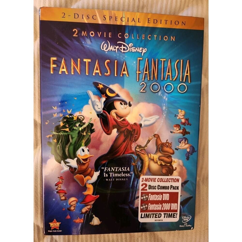 Fantasia / Fantasia 2000 (DVD, 1999)